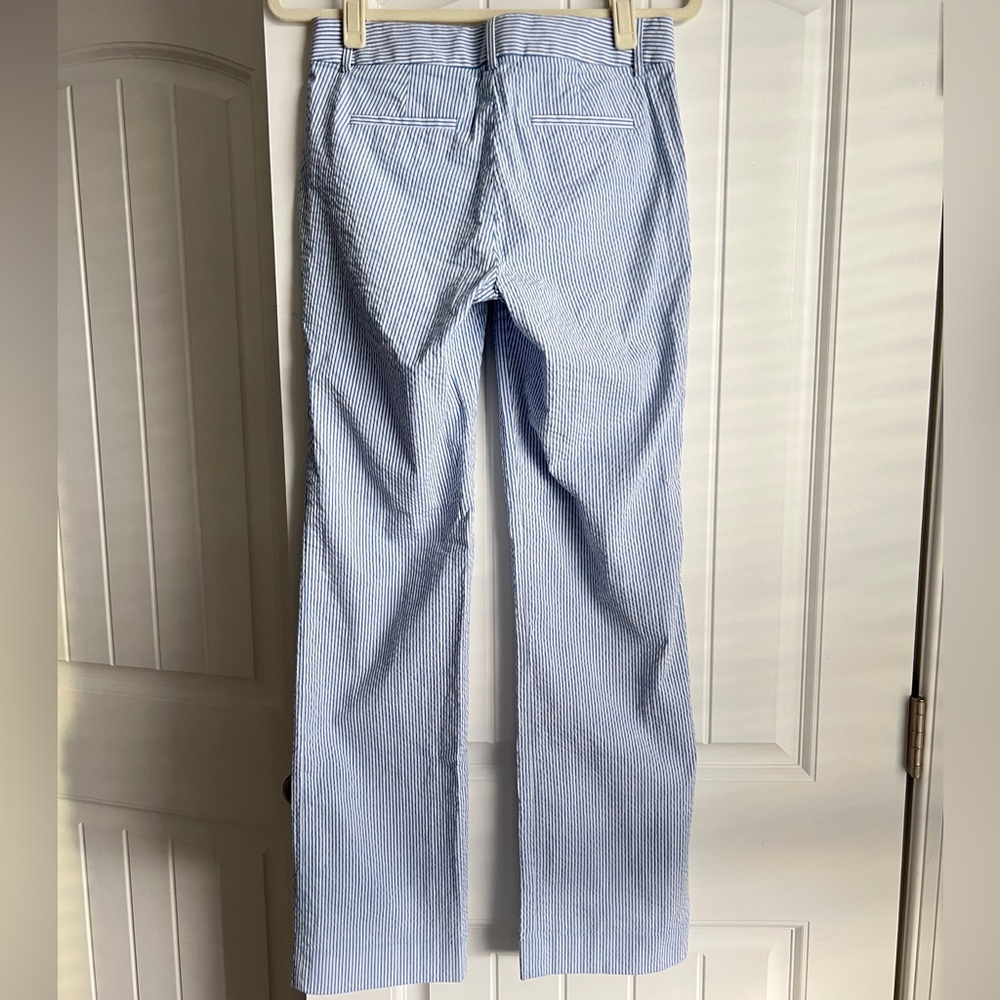 J. Crew Blue and White Striped Trousers - Picture 4 of 6